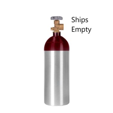 thumbnail image 2 of 60 Cu Ft Aluminum Nitrogen Cylinder – Empty With CGA580 Valve & Handle – Welding Gas Tank 2 of 6