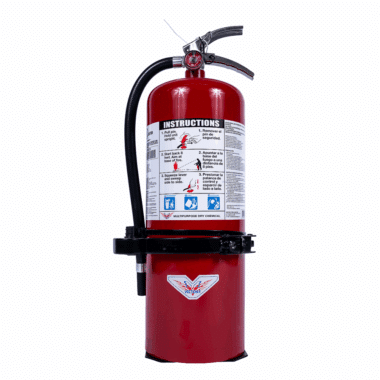 Heavy Duty Vehicle Bracket in 20 lb. Fire Extinguisher