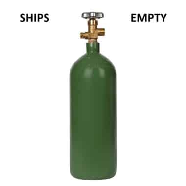 New 20 cuft Steel Oxygen Cylinder | Gas Cylinder Source