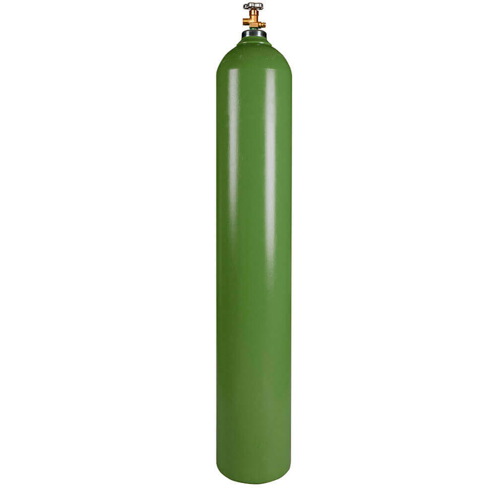 New 300 cuft Steel Oxygen Cylinder - Billet Pierced | Gas Cylinder Source