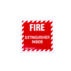 Fire Extinguisher Inside Label