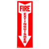 Fire Extinguisher Arrow Label