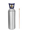 20 LB Aluminum CO2 Cylinder with Siphon Tube