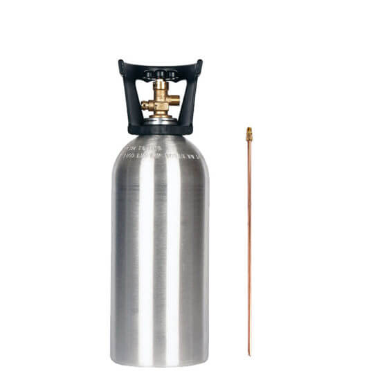 New 10 lb Aluminum CO2 Cylinder with Siphon and Handle Gas Cylinder Source