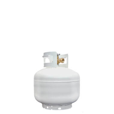 Gas Cylinder Source 11 lb Reconditioned Steel Pan Propane LP Cylinder