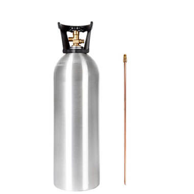 Gas Cylinder Source 20 lb Aluminum CO2 Cylinder with Siphon Tube