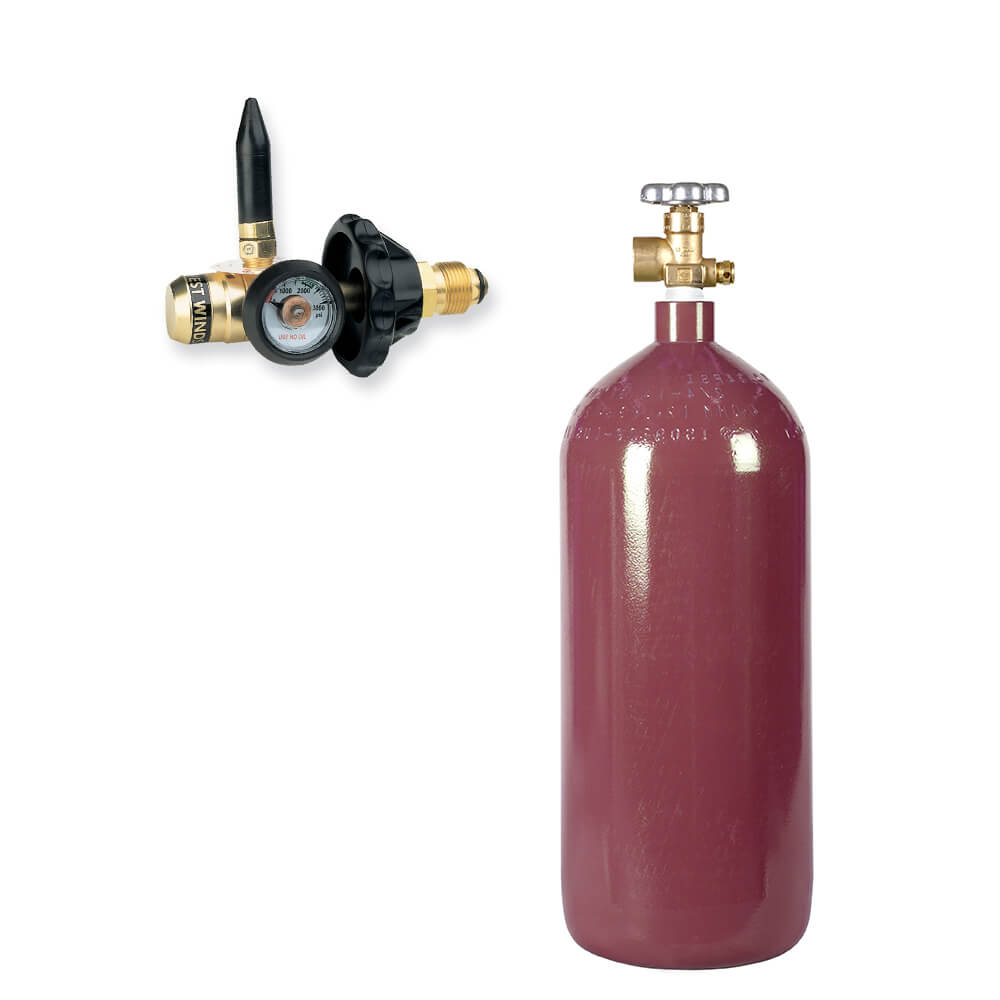 40 Cu ft Helium Balloon Inflation Kit with Filler Valve and Cylinder