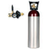 60 cuft Helium Balloon Kit - Aluminum Cylinder + Regulator and Filler ...