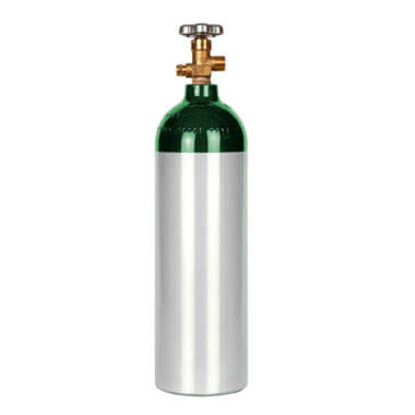 Gas Cylinder Source Aluminum 22 cu ft Oxygen Cylinder