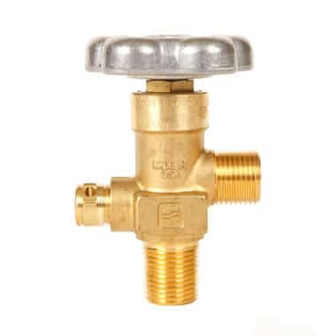 Gas Cylinder Source Sherwood CGA320 CO2 Valve Half Inch