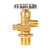 Gas Cylinder Source Sherwood CGA350 Hydrogen Valve One One Quarter Inch UNF Straight