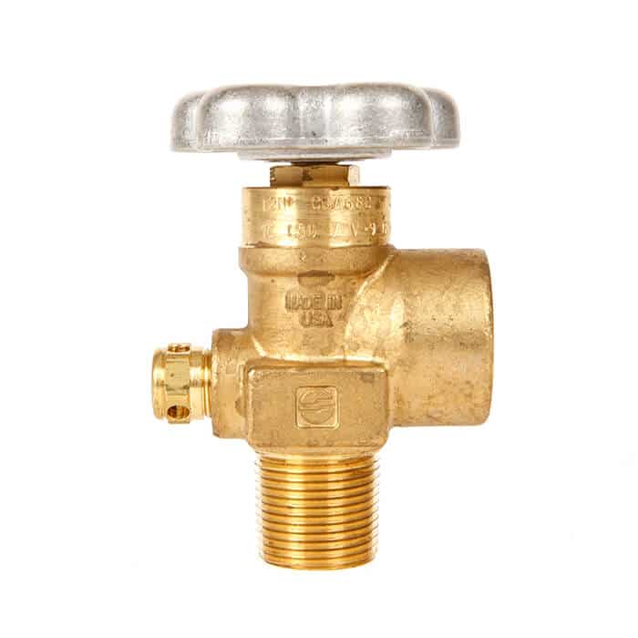 thumbnail image 2 of Sherwood CGA580 Nitrogen Inert Cylinder Valves – Case Of 25, 3/4" NGT, 3360 PSI (GV5806132) – Made In USA 2 of 4