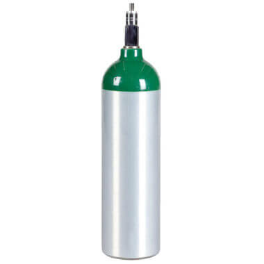 JUMBO D ALUMINUM MEDICAL OXYGEN CYLINDER