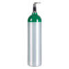 Medical D Size Oxygen Tank With Toggle Post Valve