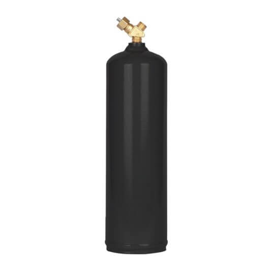 New 'B' 40 cuft Acetylene Steel Cylinder with Acetone Gas Cylinder