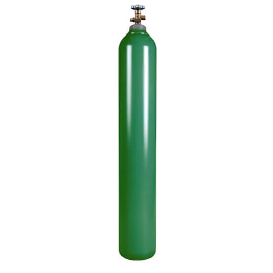 New 125 cuft Steel Oxygen Cylinder | Gas Cylinder Source