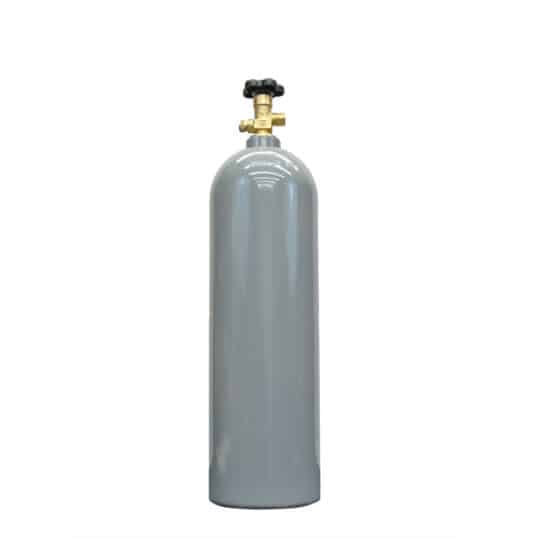 Recertified 20 lb. Aluminum CO2 Cylinder No Handle | Gas Cylinder Source