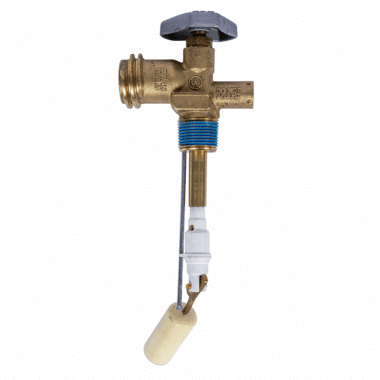 6 lb Propane OPD Valve 4.6 Dip Tube - Back