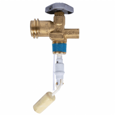 4.25 lb Propane OPD Valve 3.1 Dip Tube - Type 1 Back