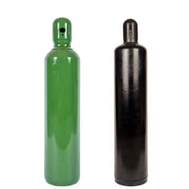 Oxy-Acetylene Welding Cylinder Set Includes 75 cuft Steel Acetylene and 80 cuft Steel Oxygen
