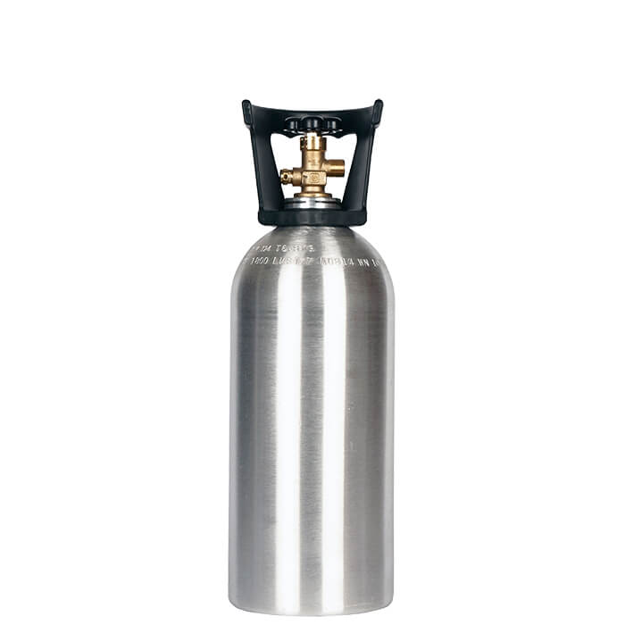 New 10 lb CO2 Gas Cylinder with CGA320 Valve and Carry Handle 