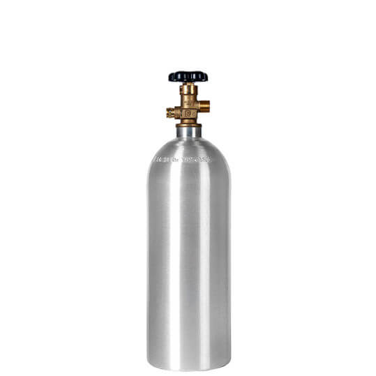 New 5 lb Aluminum CO2 Cylinder | Gas Cylinder Source