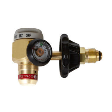 gas cylinder source hvac regulator 500 psi
