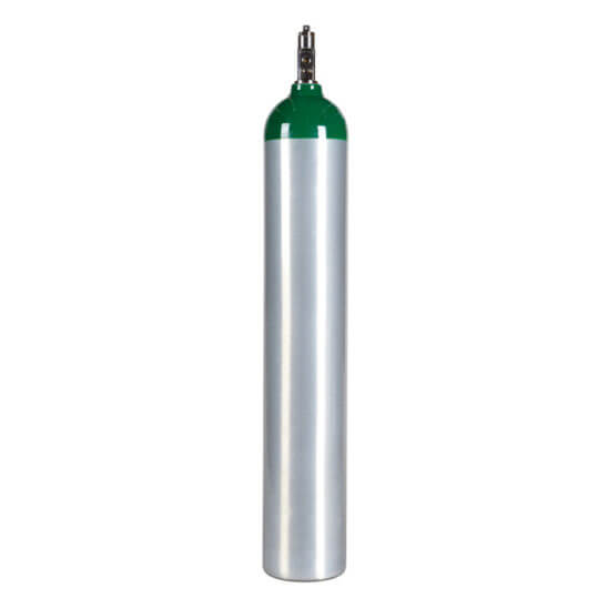 New Medical E Oxygen Aluminum Cylinder CGA870 Post Valve | Gas Cylinder ...